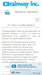 Mobile Screenshot of brainway.sk