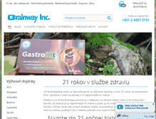 Tablet Screenshot of brainway.sk